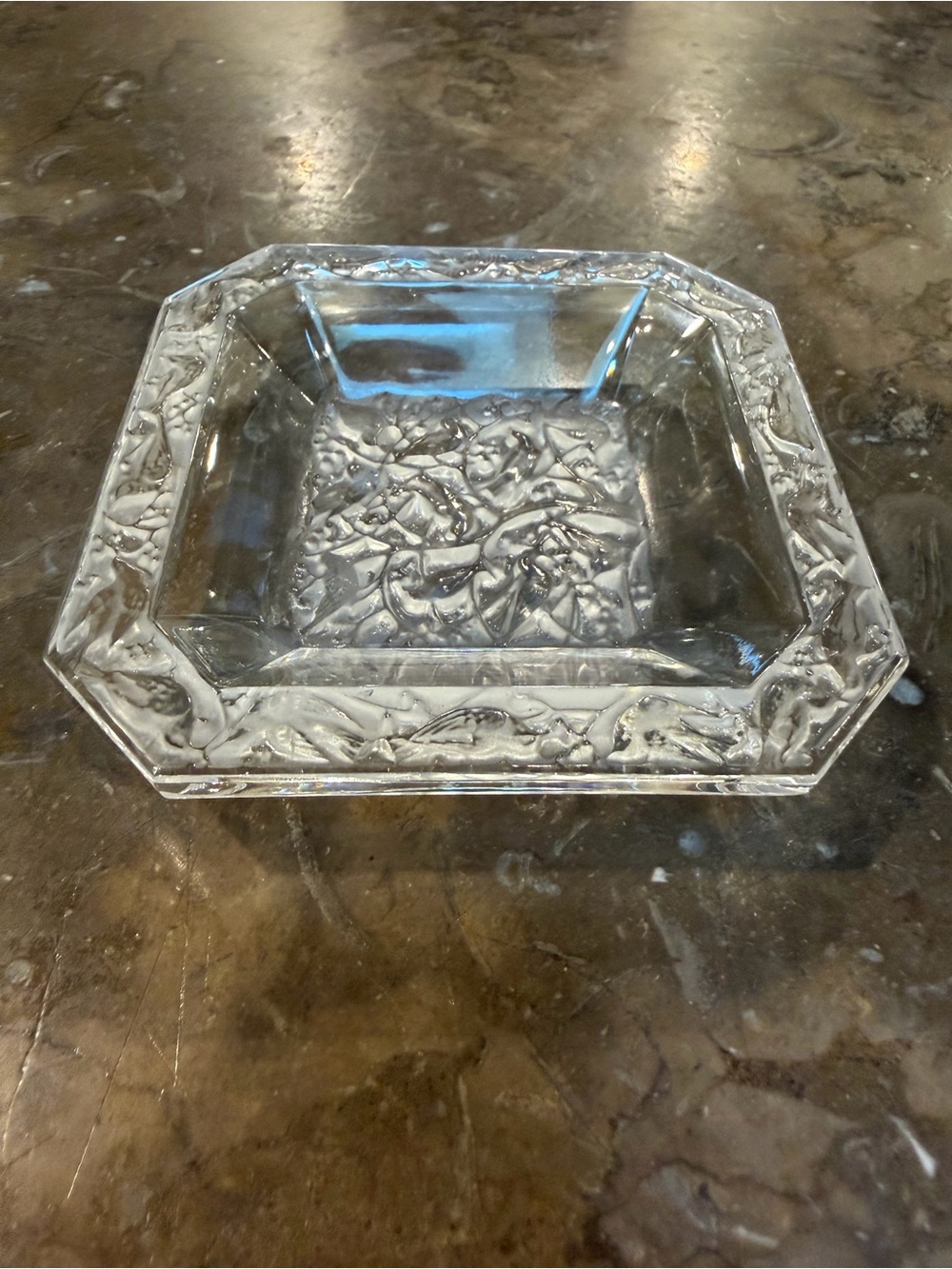 Lalique small square pin tray - Picture 4 of 6